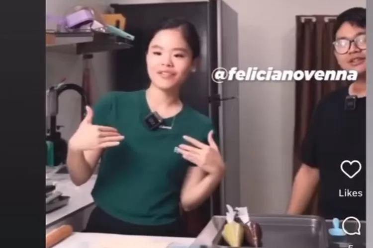 Felicia Novenna pemilik Bakengrind yang kini disorot pengguna sosial media. (thread@diskonkalori)